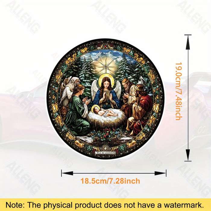 3pcs  Jesus Christian Themed Stickers