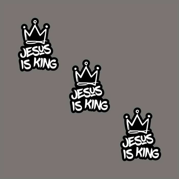 3pcs Light Film Jesus Christian Themed Stickers
