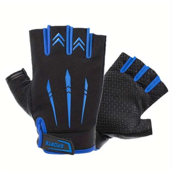 1 Pair Red One Size Outdoor Sports Gloves