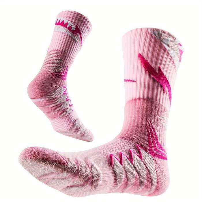 1 Pair Pink One Size Socks