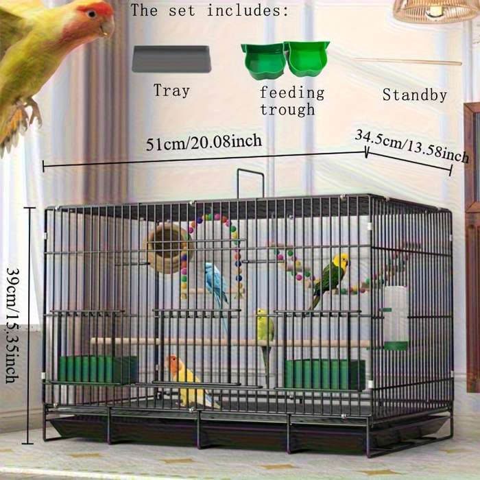 1pc 40*30*26cm Pet Cage