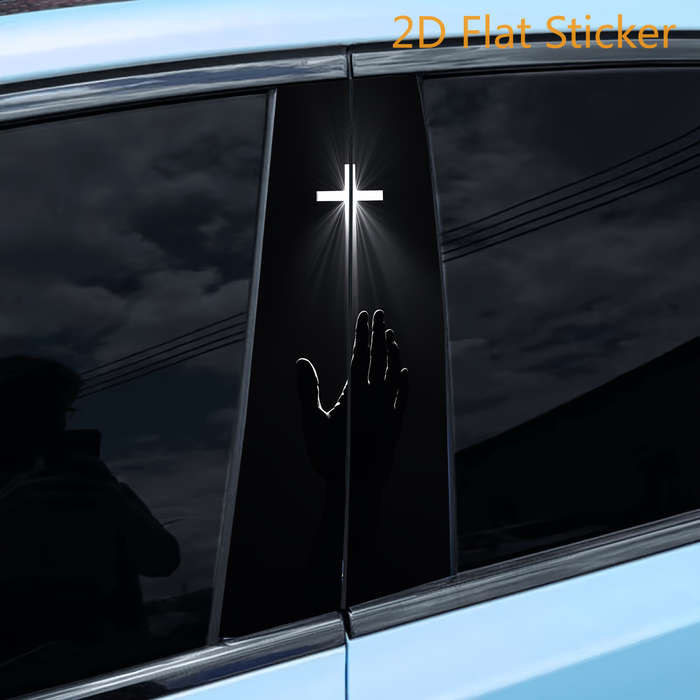 2pcs  Cartoon Jesus Christian Themed Stickers