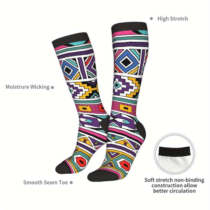 1 Pair Multicolor One Size Socks