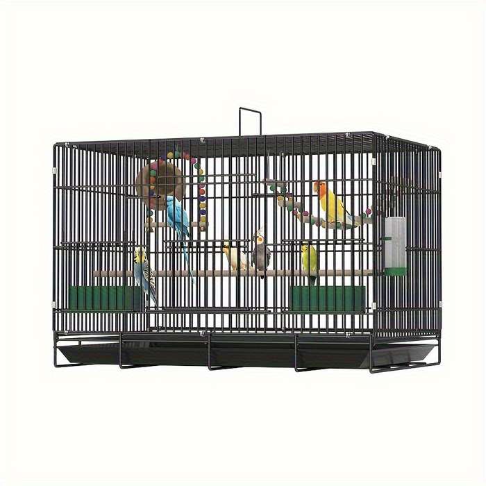 1pc Single-layer standard cage (transparent and high-heightened horizontal wire) Pet Cage