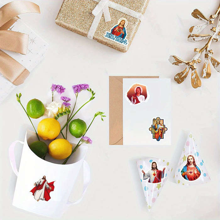 500pcs Jesus Christian Themed Stickers