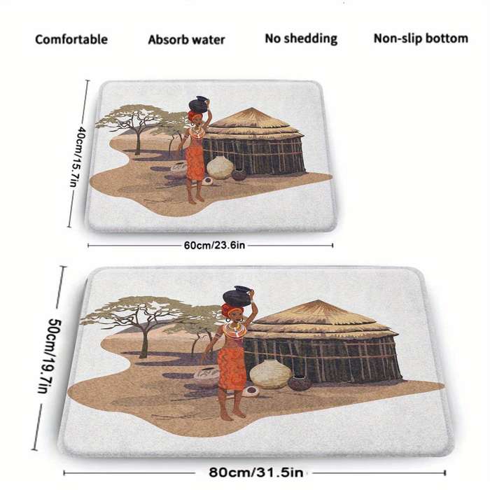 1Pc 15.7x23.6inch 40x60cm Floor Mat