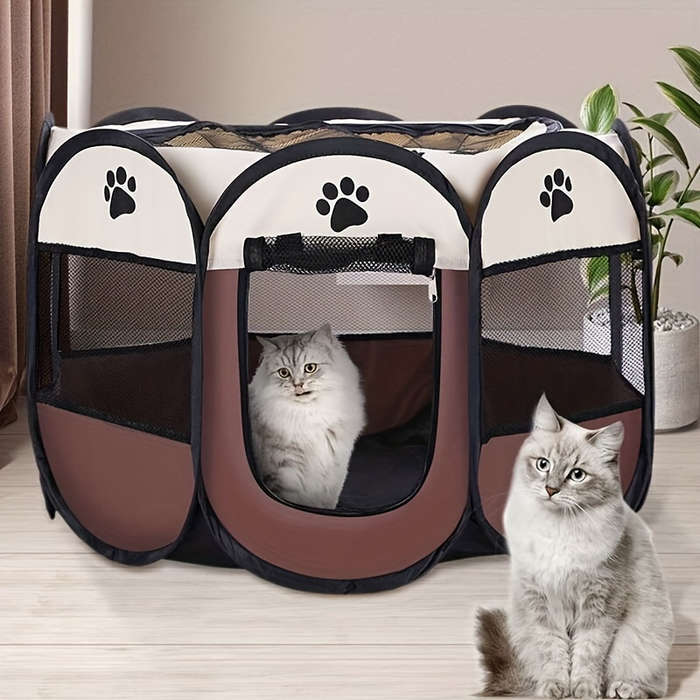 1pc (Type A) Brown Pet Cage