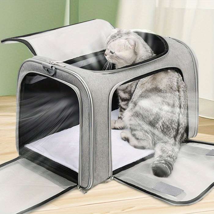 1pc Blacksize Large Size: 45*30*30 cm Pet Bag