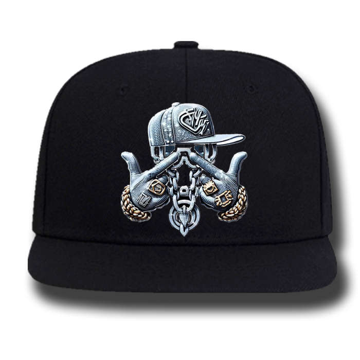 1pc Hip Hop Rapper LOGO Sunshade Snapback Hip Hop Caps Basketball Cap Fishing Hat Street Baseballca