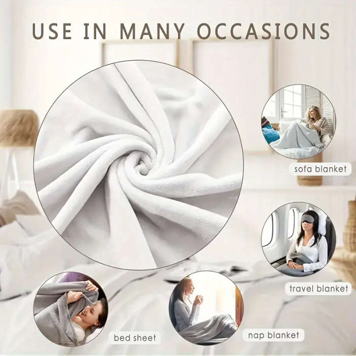 1 x Retro Star and Moon Print Throw Blanket 150*200CM
