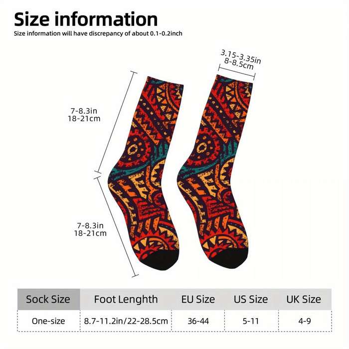 1 Pair Multicolor One Size Socks