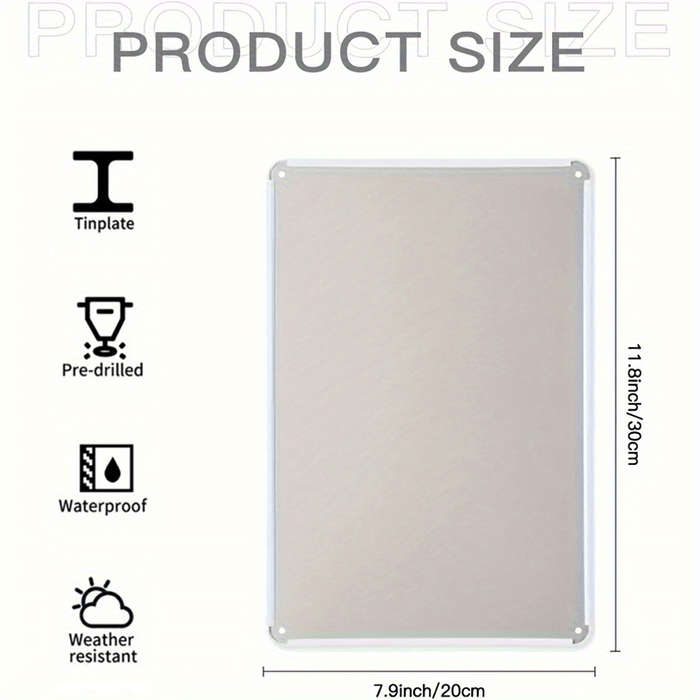 1pc 2D Flat  2D Iron Sheet Painting 20.07x30.23 cm Frameless Guitar Floral Art Decorative Pi