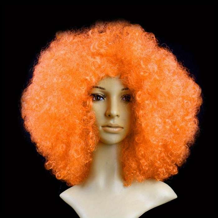 1Pc Orange Fashion Design Wig