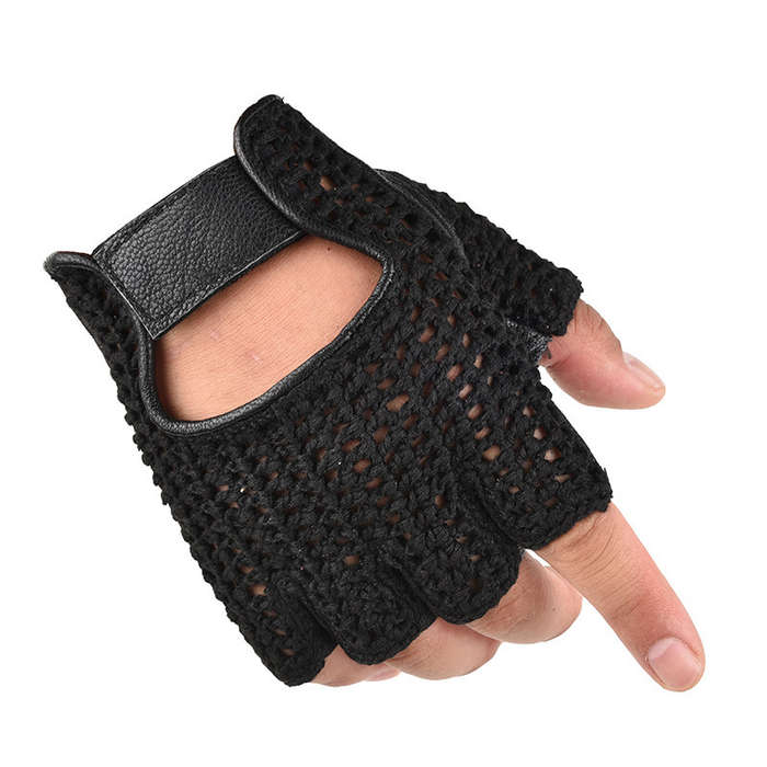 1 Pair Black Size XL Outdoor Sports Gloves