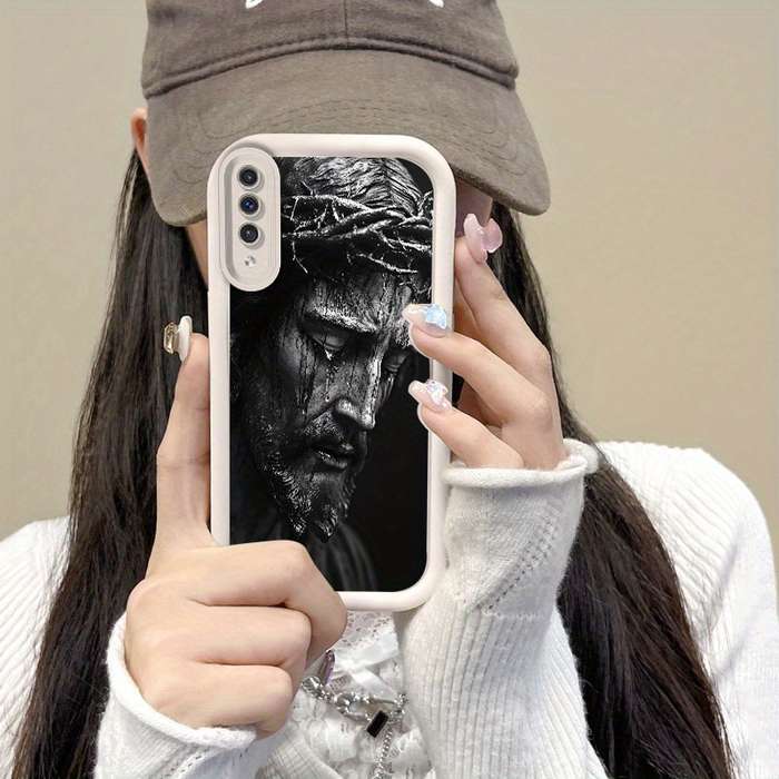 1pc White For Samsung Galaxy A52 Phone Cases