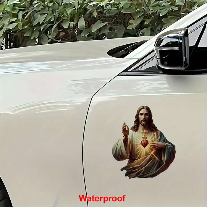 6pcs Jesus Christian Themed Stickers