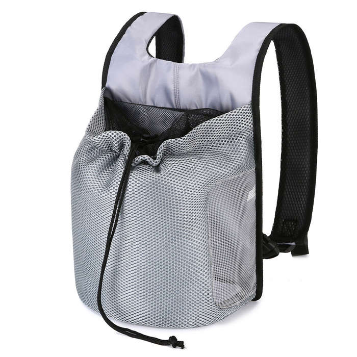 1pc Light Greysize L Pet Bag