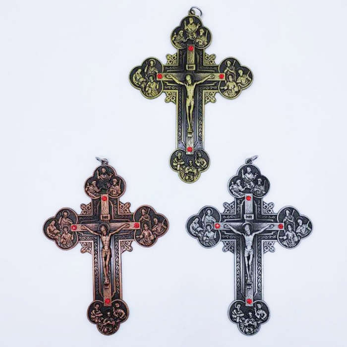 1 Piece Silvery Jesus Theme Pendant