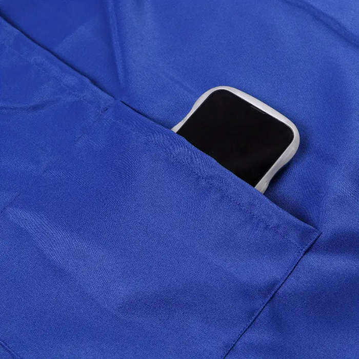 1pc Solid Color Polyester Apron Durable Woven Fabric 112g/m Multi-Purpose with No Print Design for