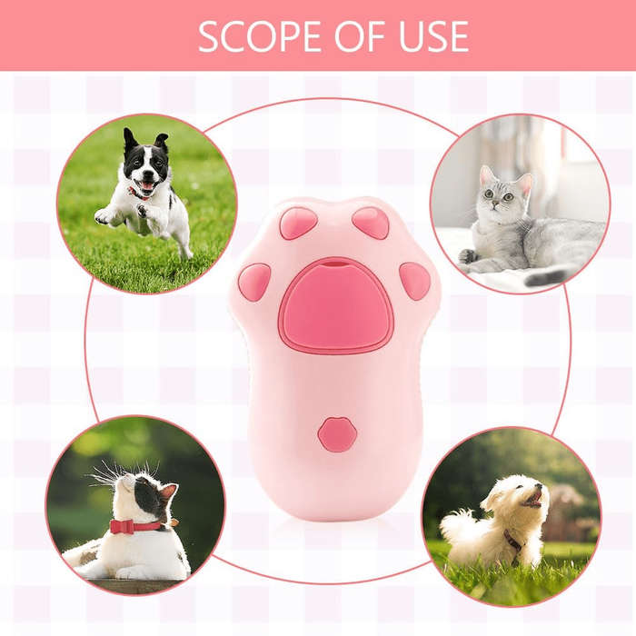 1pc Ice Pink with Scented Foam Pet Comb