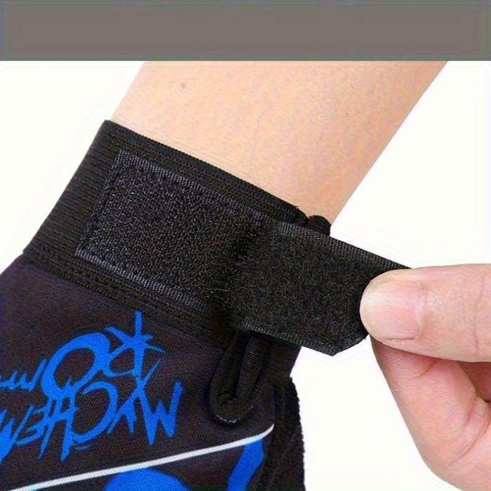 1 Pair Red One Size Outdoor Sports Gloves