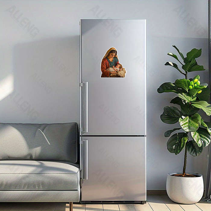 4pcs Jesus Christian Themed Stickers