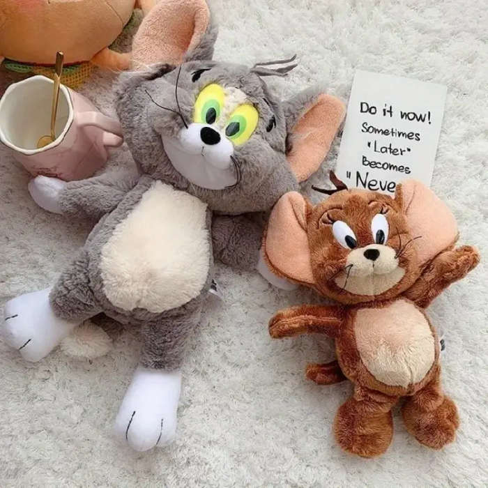 2-Piece Tom and Jerry Plush Doll Set