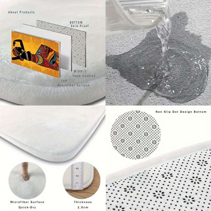 1Pc 80x120cm Floor Mat