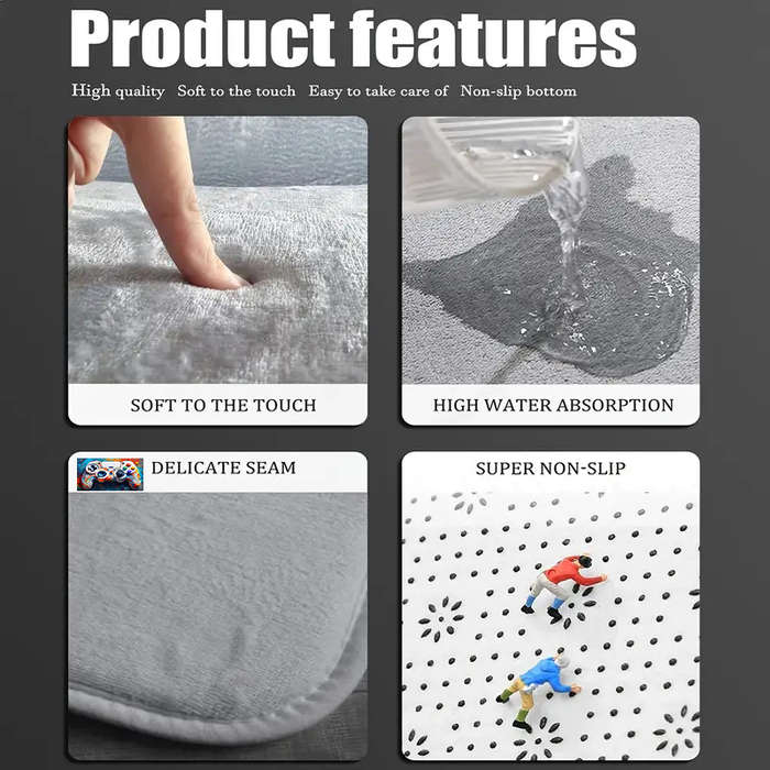 1Pc 50x80cm Floor Mat