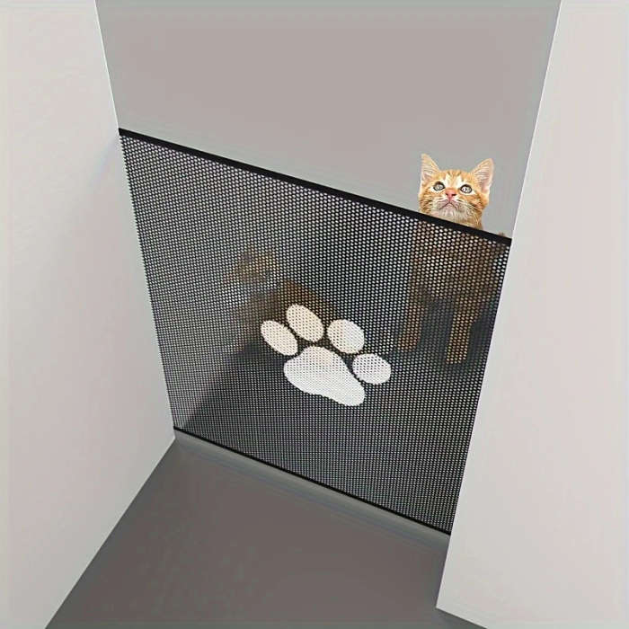 1 Set Easy-Install No-Drill Pet Gate