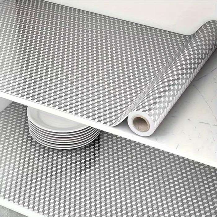 1PC Wall StickersSilvery cube60X100cm 23.6 inchesX39.3 inches