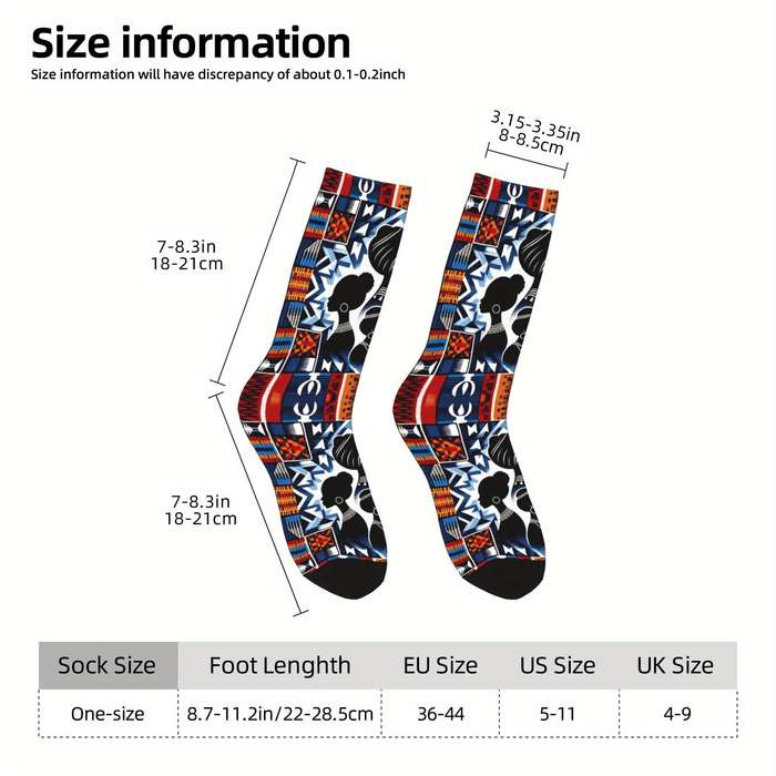 1 Pair Multicolor One Size Socks