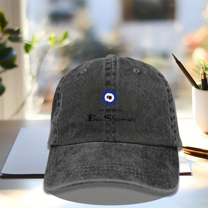 1pc BEN-sherman Baseball Cap Casual Outdoor Sun Hat for Men Women Adjustable 100% Cotton Hat W