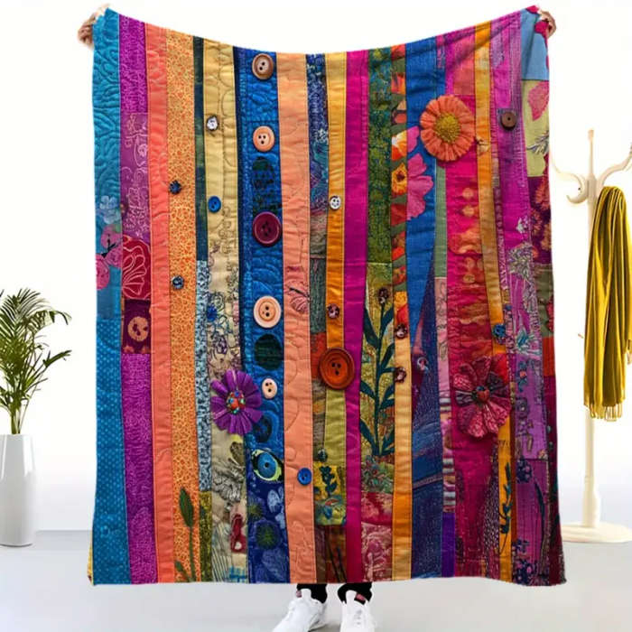 1 Bohemian Patchwork Quilt Blanket 150*200cm