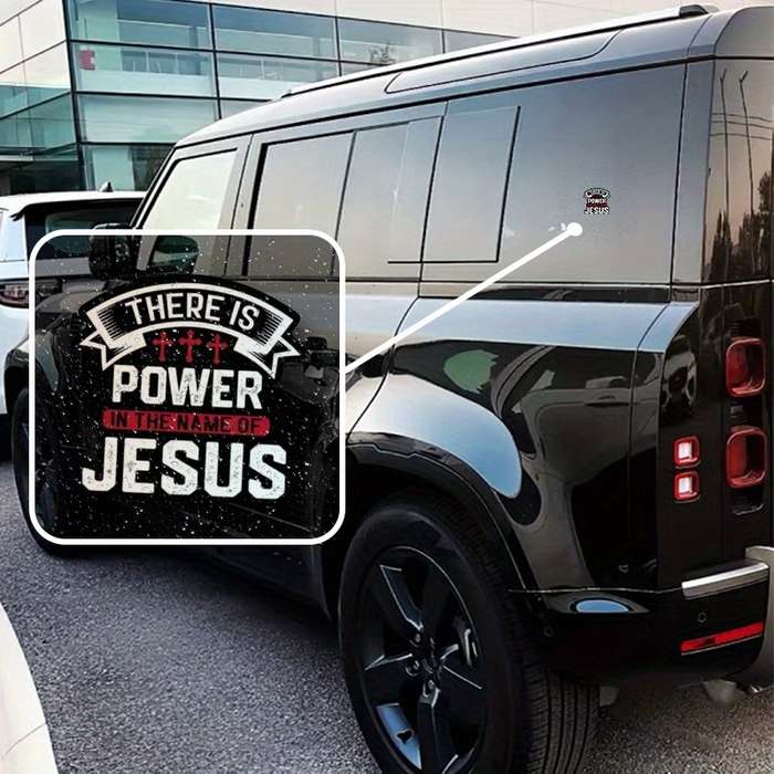 4pcs Jesus Christian Themed Stickers