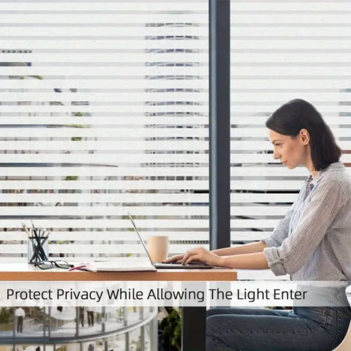 Stripe Window Privacy Film