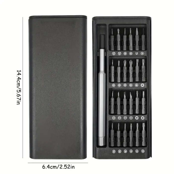 25 in 1 Precision Screwdriver Kit Versatile Repair Tool for Mobile Devices And Tablets Made of Sturd