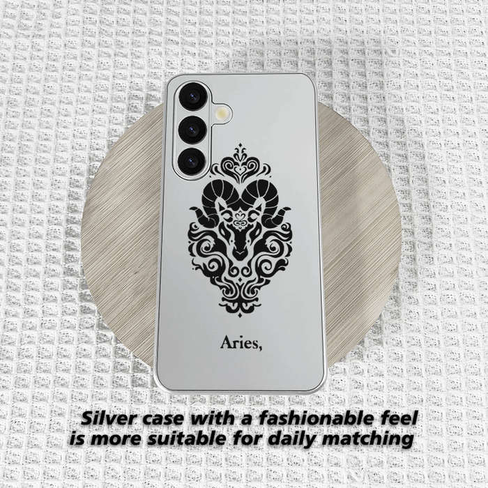 1pc  silvery  For Samsung Galaxy S24 Phone Cases