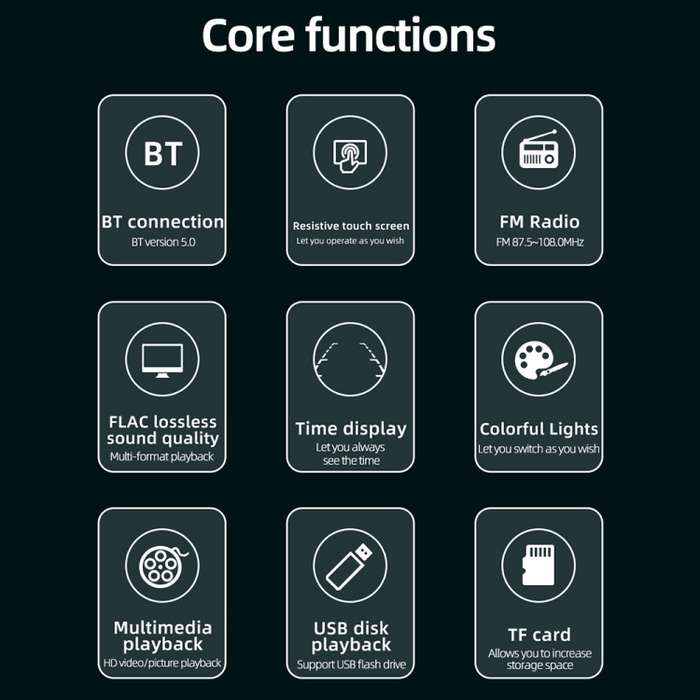SWM-7805C 4.1 inch Touch Screen Universal Car Radio Receiver MP5 Player, Support FM & Bluetooth & TF