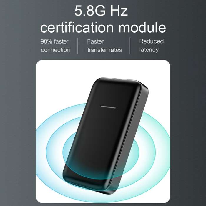 Original Car Wired to Wireless iOS Carplay Module Auto Smart Phone Carplay USB Navigation(Carbon Fib