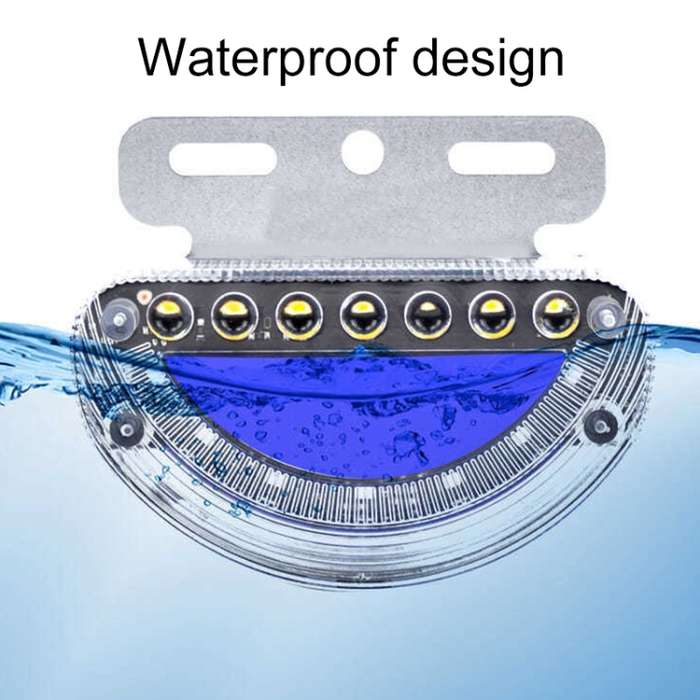 24V Truck / Bus Dynamic Blinker Flowing Water Side Light Waterproof Ground Light Tail / Reversing Li
