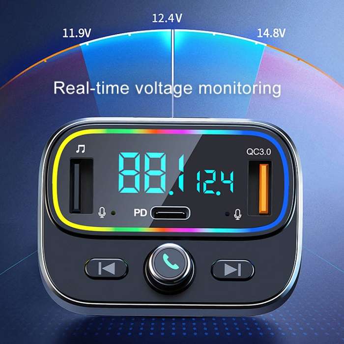 BT66 Car Bluetooth FM Transmitter Bluetooth MP3 Player