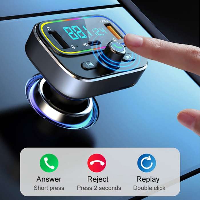 BT66 Car Bluetooth FM Transmitter Bluetooth MP3 Player