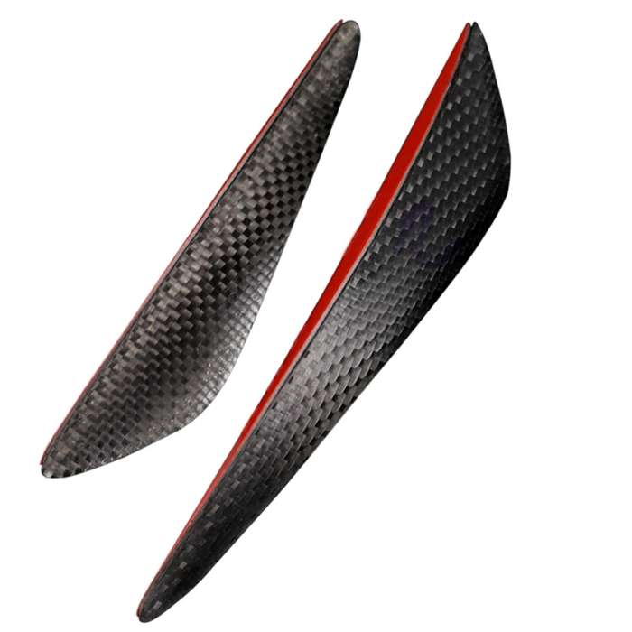 Universal Car Carbon Fiber Wind Knife Decorative Sticker, Left and Right Drive Universal