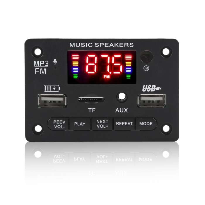 JX-810BT Car 12V Audio MP3 Player Decoder Board FM Radio USB, with Bluetooth / Remote Control / Reco
