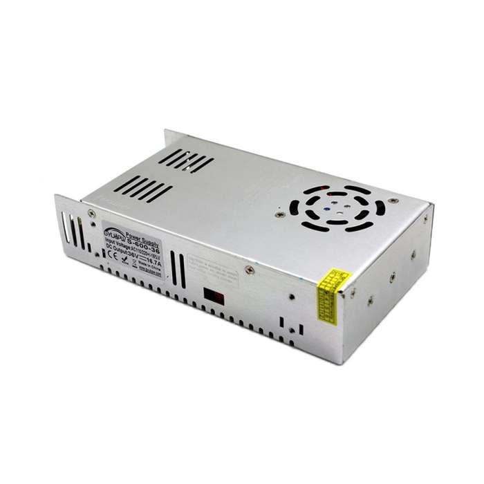 S-600-36 DC36V 16.7A 600W Light Bar Regulated Switching Power Supply LED Transformer, Size: 215 x 11