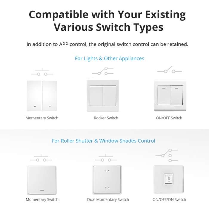Sonoff DUALR3 Dual Ways Control WiFi Smart Switch Module