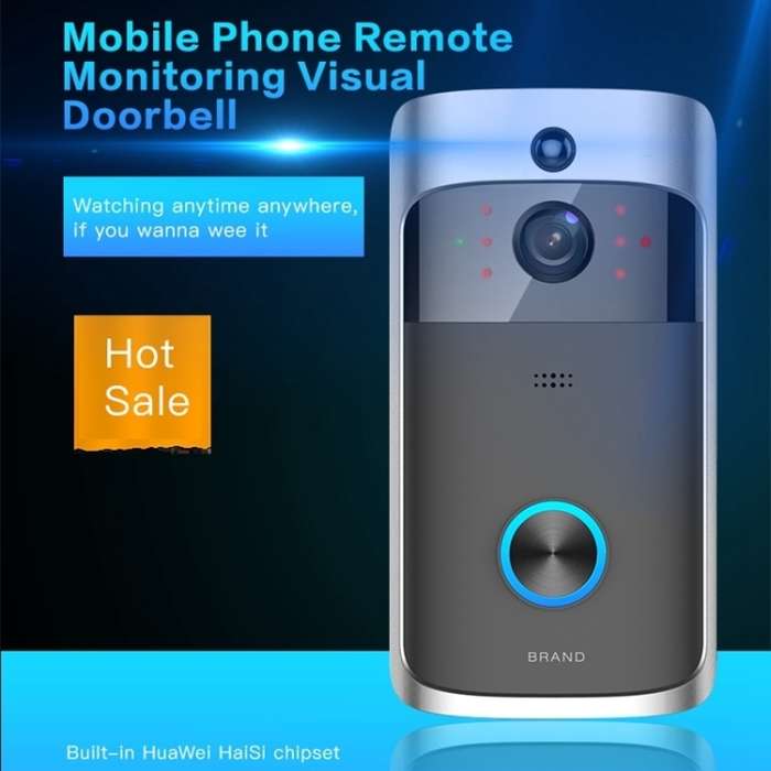 M3 720P Smart WIFI Ultra Low Power Video Visual Doorbell With Ding Dong Version(EU Plug)