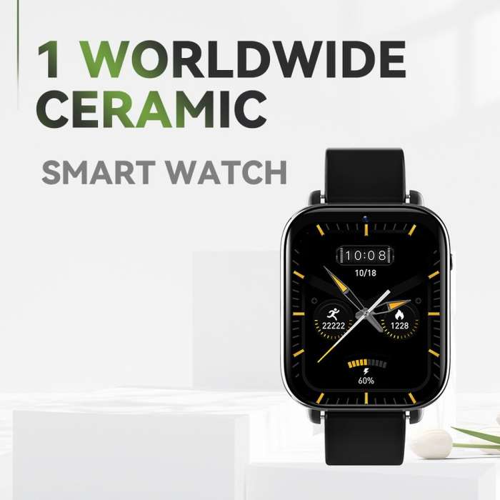 ROGBID KING 1.75 inch Screen 4G LTE Smart Watch Android 9.1OS 2GB+16GB(Black)