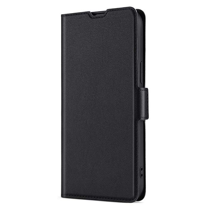 For Xiaomi Redmi Note 13 4G Ultra-thin Voltage Side Buckle Horizontal Flip Leather Phone Case(Black)